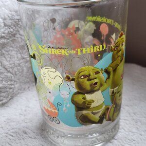 "Shrek The Third" McDonald's 12 oz. Promo Glass Canadian Bilingual GUC "BIN H"